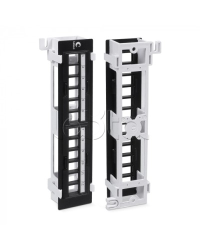 Патч-панель настенная 12 портов без модулей Cabeus (PLB-12-WL) в Абакане Патч панель Pintop.ru