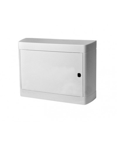 Накладной распределительный щит Nedbox с белой дверью 1 рейка х 12 (+1) модулей Legrand 601236 в Абакане Боксы для автоматов Pintop.ru