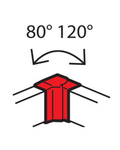 Угол внутренний для кабель-канала METRA 85x50 Legrand (638021) в Абакане Аксессуары для кабель-канала Pintop.ru