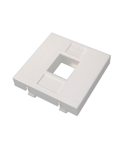Адаптер Mosaic 45 х 45 мм для модуля Keystone, 1 порт, белый Datarex DR-5301 в Абакане Коммутационные изделия Pintop.ru