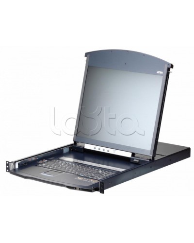 KVM консоль с переключателем ATEN KL1108VN-AXA-RG в Абакане Оборудование для видеонаблюдения Pintop.ru