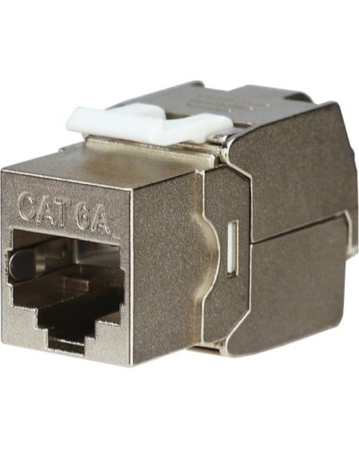 Модуль Keystone, Jack RJ-45(8P8C), FTP экранированный, CAT 6A, тип 180 град., самозажимной REXANT PRO 02-0361 в Абакане Модули Keystone Pintop.ru