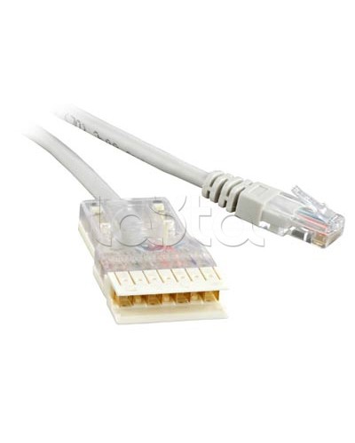 Патч-корд Hyperline PC-110-RJ45-4P-C5e-3M-LSZH-GY в Абакане Патчкорды (медные) Pintop.ru