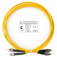 Шнур оптический duplex FC-ST 9/125 sm 2м LSZH Cabeus FOP(d)-9-FC-ST-2m