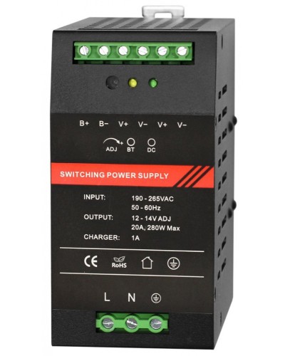 Блок питания Smartec ST-PS120BDU-BK в Абакане Дополнительное оборудование для СКУД Pintop.ru