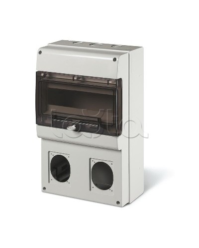 Корпус на 12 модулей и 2 поста с основанием 70х87 мм. Тип M400 DKC DIS6723300 в Абакане Аксессуары для стоек и шкафов Pintop.ru