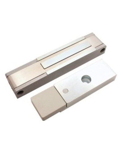 Электромагнитный замок с датчиком состояния двери ALeko ALM-150P (24В серый) в Абакане Электромагнитные замки Pintop.ru