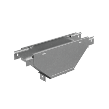 Т-ответвитель переходник 50х200-400 мм верт. c разворотом трассы на 90 гр. "ПЛЮС" (нижняя часть больше исходной) INOX304 КМ-Профиль (TDPVplus90-50-200-400 INOX304)