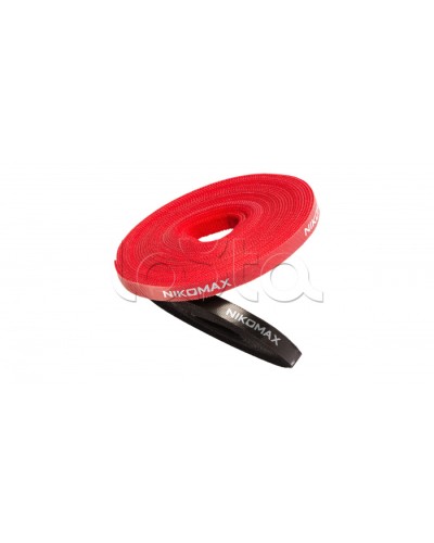 NIKOMAX (NMC-CTV05M-25-RL-GN) - Стяжка-липучка NIKOMAX нарезаемая, в рулоне 5м, ширина 25мм, зеленая в Абакане Стяжки-хомуты Pintop.ru