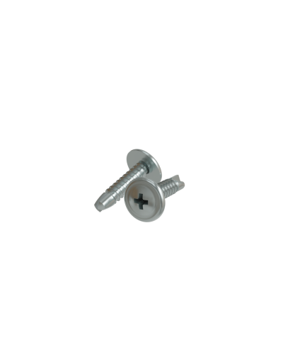 Саморез с прессшайбой и буром M4,2х19 мм (упак. 500 шт) КМ-Профиль (SHS-19B-KM) в Абакане Аксессуары для лотков Pintop.ru