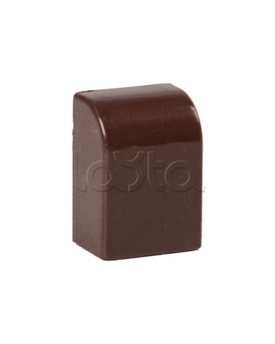 Заглушка (15х10) (4 шт) темное дерево EKF-Plast (ecd-15-10x4) в Абакане Аксессуары для кабель-канала Pintop.ru