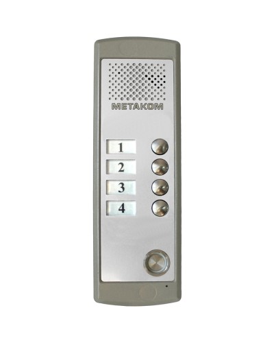 Блок вызова домофона Метаком MK4-K-TMV в Абакане Блоки вызова многоабонентные Pintop.ru