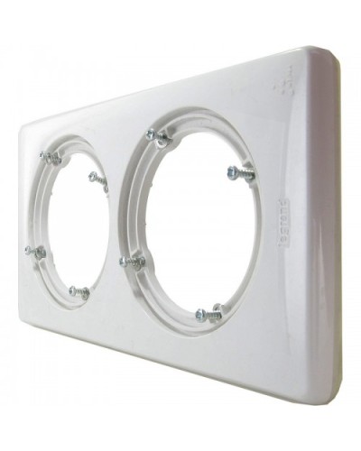 Рамка 2 поста IP44, белая Celiane Legrand 069072 в Абакане Аксессуары для кабель-канала Pintop.ru