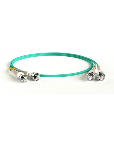 Патч-корд волоконно-оптический Hyperline FC-D2-503-FC/PR-ST/PR-H-30M-LSZH-AQ в Абакане Патч-корды оптические Pintop.ru