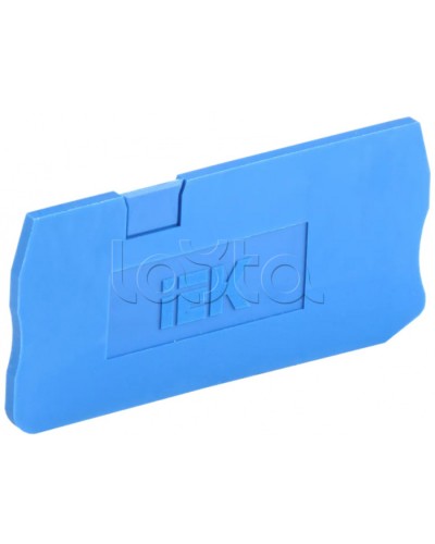 Заглушка для КПИ 2в-1,5/2,5 синяя IEK (YZN11D-3-ZGL-002-K07) в Абакане Клеммные колодки Pintop.ru