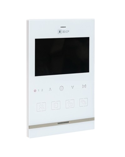 Видеодомофон IPV-01 бел. 4TFT 4пр. 2 канала IP20 EKF (int-ipv-01) в Абакане Абонентские видеоустройства Pintop.ru
