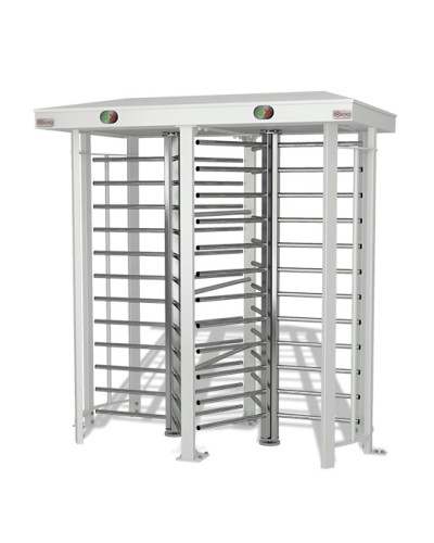 Турникет моторизованный сдвоенный полноростовой гибрид Oxgard Praktika Т-10-GM Doublе Pass (ВЗР 2332-05) в Абакане Турникеты Pintop.ru