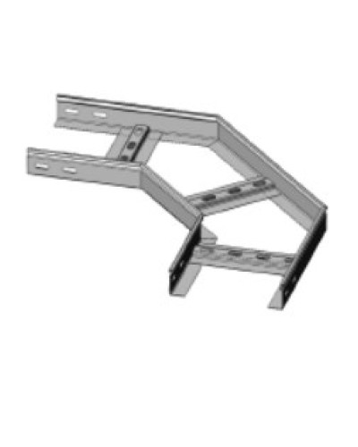 Угол горизонтальный 90° 200х100 (1,2) для лестничного лотка ПожТехКабель (650-519) в Абакане Кабельные лотки Pintop.ru