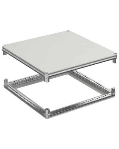 FORMAT Крыша и основание (под фланец) 800х800мм IEK (FO-00-KOF-080-080) в Абакане Аксессуары для стоек и шкафов Pintop.ru