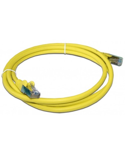 Патч-корд RJ45 - RJ45, 4 пары, FTP, категория 6, 1 м, желтый, LSZH LANMASTER LAN-PC45/S6-1.0-YL в Абакане Патч-корды и пигтейлы Pintop.ru