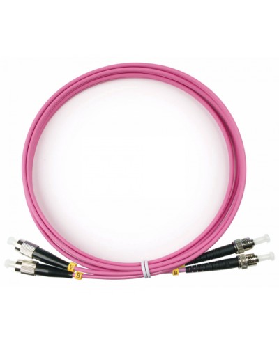 Шнур оптический duplex FC-ST 50/125 mm OM4 2м LSZH Cabeus FOP-50-OM4-FC-ST-2m в Абакане Патч-корды оптические Pintop.ru