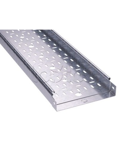 Лоток перфорированный 200x50x3000, толщина металла 1.5мм DKC 3526415 в Абакане Кабельные лотки Pintop.ru