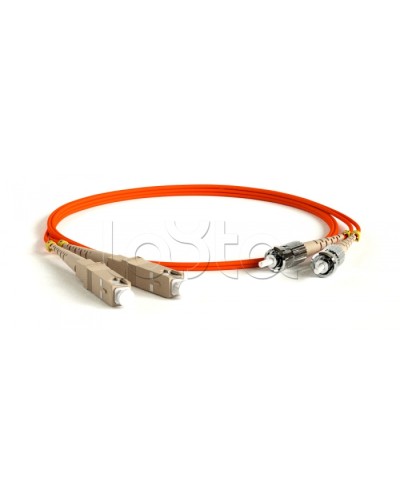 Патч-корд волоконно-оптический Hyperline FC-D2-62-ST/PR-ST/PR-H-2M-LSZH-OR в Абакане Патч-корды оптические Pintop.ru