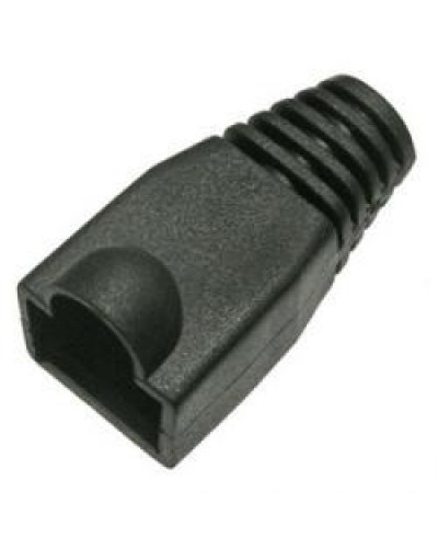 Колпачки защитные для кабеля 6,0мм cat.5, на соединение коннектора с кабелем (черный) TWT TWT-BO-6.0-BK/100 в Абакане Коннекторы Pintop.ru