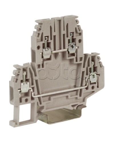 Зажим клеммный проходной 2.5 кв.мм DKC ZDB100GR в Абакане Клеммные колодки Pintop.ru