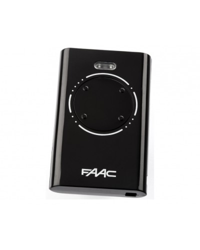 Брелок-передатчик 4-канальный Faac 7870081 (черный) в Абакане Устройства радиоуправления для шлагбаумов и автоматики Pintop.ru