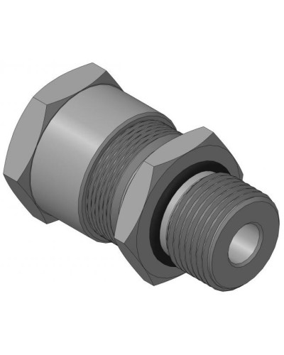 Кабельный ввод с резьбой G1/2 для открытой прокладки кабеля с проходным диаметром d=4-8 мм Спектрон КВН-ЕХЕ-8-Н-G1/2 в Абакане Аксессуары для кабель-канала Pintop.ru