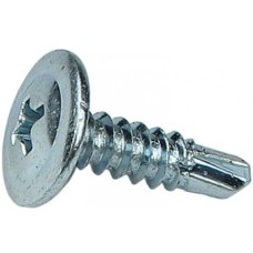 Саморез 4,2х25 с прессшайбой, Сверло, цинк (250 шт/уп) Промрукав (PR08.2393)