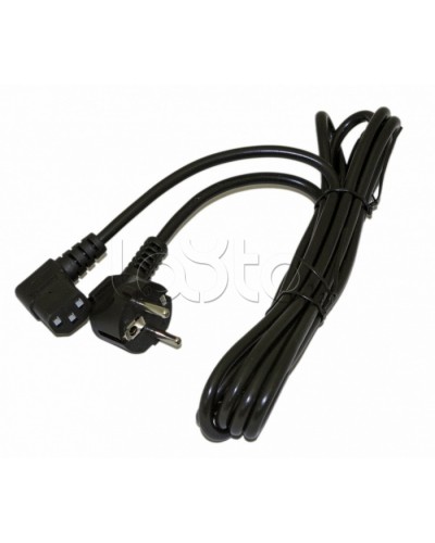 Кабель питания монитор-компьютер Hyperline PWC-IEC13A-SHM-3.0-BK в Абакане Патч-корды и пигтейлы Pintop.ru