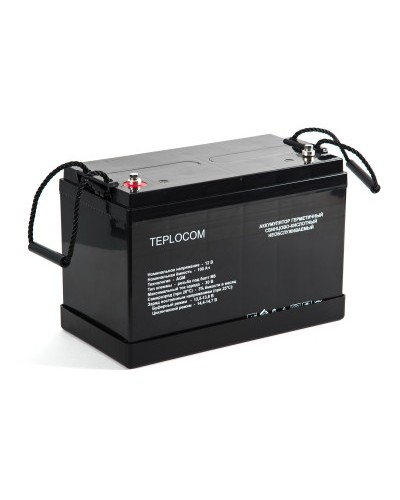 Аккумулятор герметичный Бастион АКБ TEPLOCOM (100Ач) в Абакане Электротехническое оборудование Pintop.ru