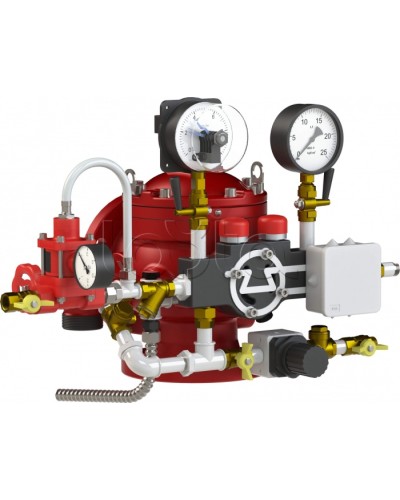 Узел управления спринклерный воздушный Спецавтоматика УУ-С150/1,6ВЗ-ВФ.О4-01 в Абакане Устройства пуска водяного пожаротушения Pintop.ru