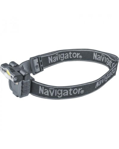 Фонарь Navigator 93 190 NPT-H27-ACCU налоб. 1COB LED 3Вт 1реж. Li-pol 0,5Ач в Абакане Источники света(Лампы) Pintop.ru