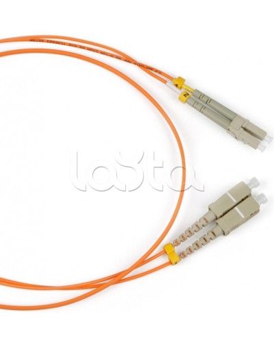 Патч-корд оптический LANMASTER LAN-SC-FC/OM2-20 в Абакане Патч-корды и пигтейлы Pintop.ru
