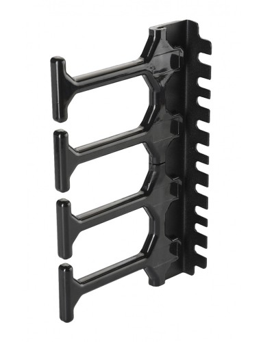 Вертикальный организатор Zero-U, 4U, с пластиковыми пальцами (2 шт) Eurolan (60A-18-04-16-09BL) в Абакане Кабельные органайзеры Pintop.ru