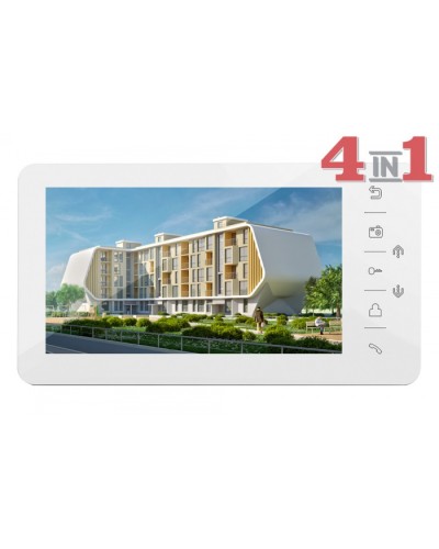 Монитор цветного видеодомофона Tantos Prime HD (White) VZ в Абакане Абонентские видеоустройства Pintop.ru