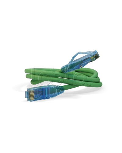 Патч-корд U/UTP Hyperline PC-LPM-UTP-RJ45-RJ45-C6-3M-LSZH-GN в Абакане Патчкорды (медные) Pintop.ru