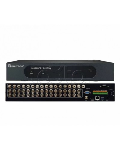 Видеорегистратор 16-канальный EverFocus VANGUARD II 16x8H Plus в Абакане Видеорегистраторы гибридные Pintop.ru