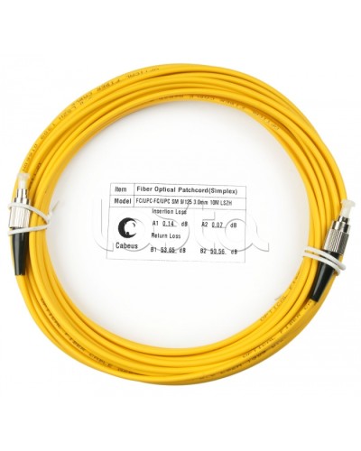 Шнур оптический simplex FC-FC 9/125 sm 25м LSZH Cabeus FOP(s)-9-FC-FC-25m в Абакане Патч-корды оптические Pintop.ru