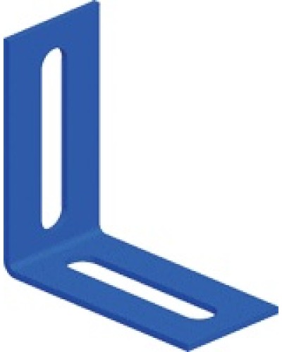 Соединитель угловой 50 мм для стального лестничного лотка, серый LANMASTER LAN-LTS-L50-GY в Абакане Аксессуары для лотков Pintop.ru