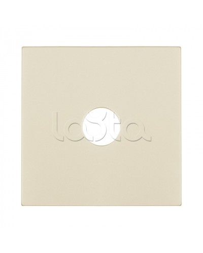 Накладка розетки TV (бежевый матовый) LK80 Экопласт (845102-1) в Абакане Розетки компьютерные и телефонные Pintop.ru