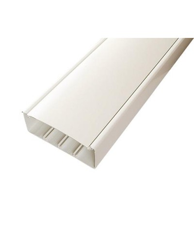 Кабельный канал с крышкой 130х50х2000мм (белый) SPL (130001S) в Абакане Кабель-канал Pintop.ru