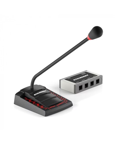 Пульт громкого оповещения STELBERRY F-742 в Абакане Микрофонные консоли и микрофоны Pintop.ru