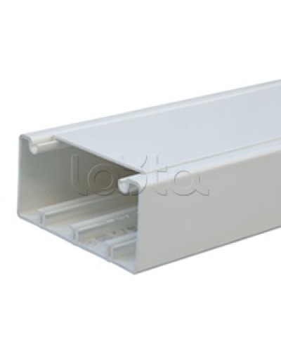 Короб с крышкой 100x55 (Крышка=80мм), 1шт=2м Экопласт 76002-2 Экопласт 76002-2 в Абакане Кабель-канал Pintop.ru