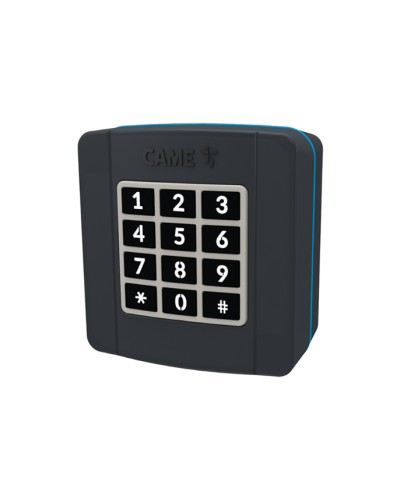 Проводная накладная кодонаборная клавиатура Came 806SL-0280 - SELT1BDG, подключаемая к шине CXN, 12 кнопок, синяя подсветка, RAL7024 в Абакане Запчасти для шлагбаумов и автоматики Pintop.ru