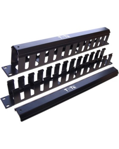 Органайзер кабельный горизонтальный 19 c крышкой, 2U TWT TWT-ORG/CV-2U в Абакане Кабельные органайзеры Pintop.ru