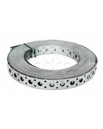 Лента монтажная перфорированная прямая для прямого монтажа ЛМП 12х0,55 (25 м.) Промрукав (PR08.3830) в Абакане Стяжки-хомуты Pintop.ru